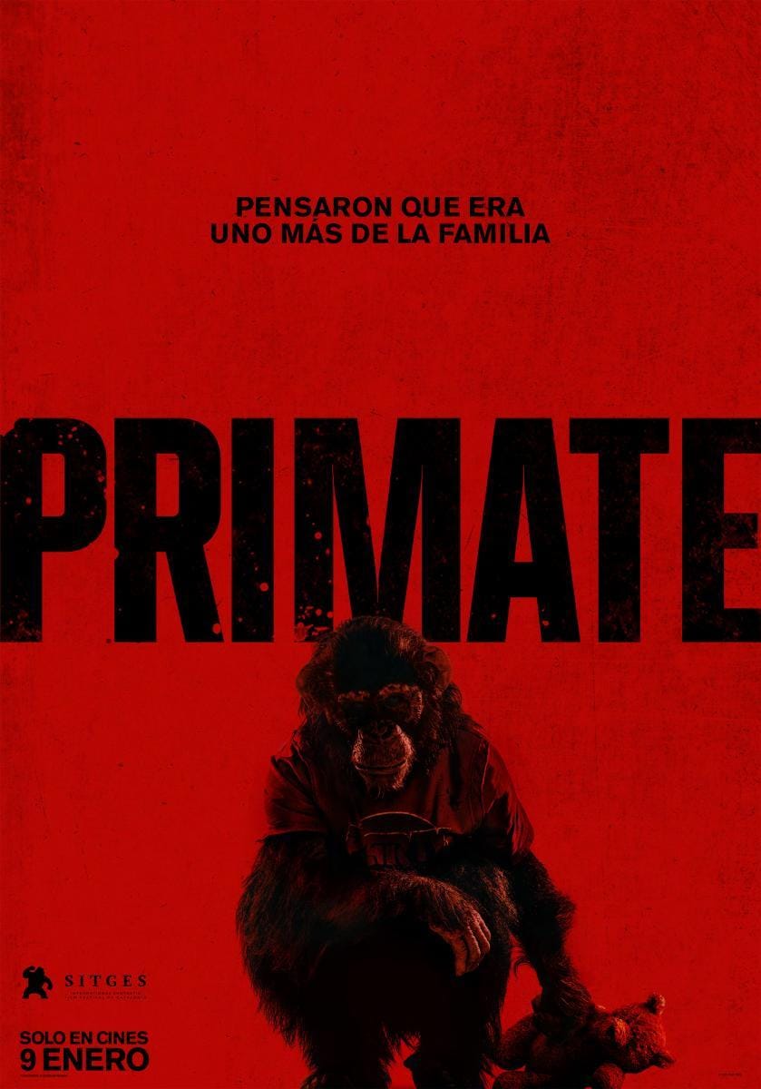 Estreno de la película Primate en Golem Baiona