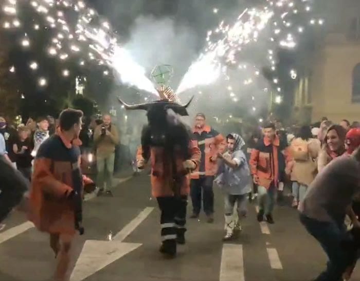 Toro de Fuego - Fiestas de La Virgen Blanca 2026