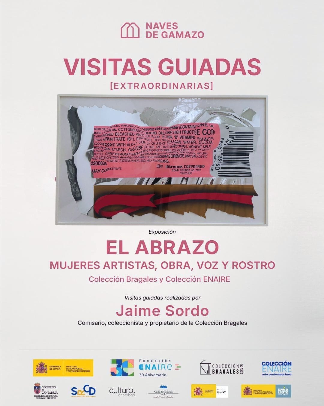 Visitas guiadas a la exposición 'El abrazo. Mujeres artistas, obra, voz y rostro'