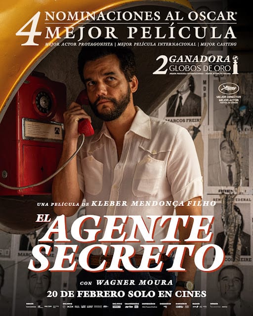 Proyección de 'El agente secreto' de Kleber Mendonça Filho
