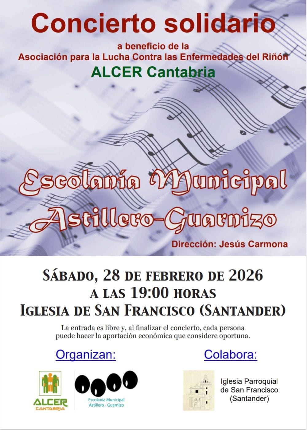 Concierto solidario de la Escolanía Municipal Astillero-Guarnizo