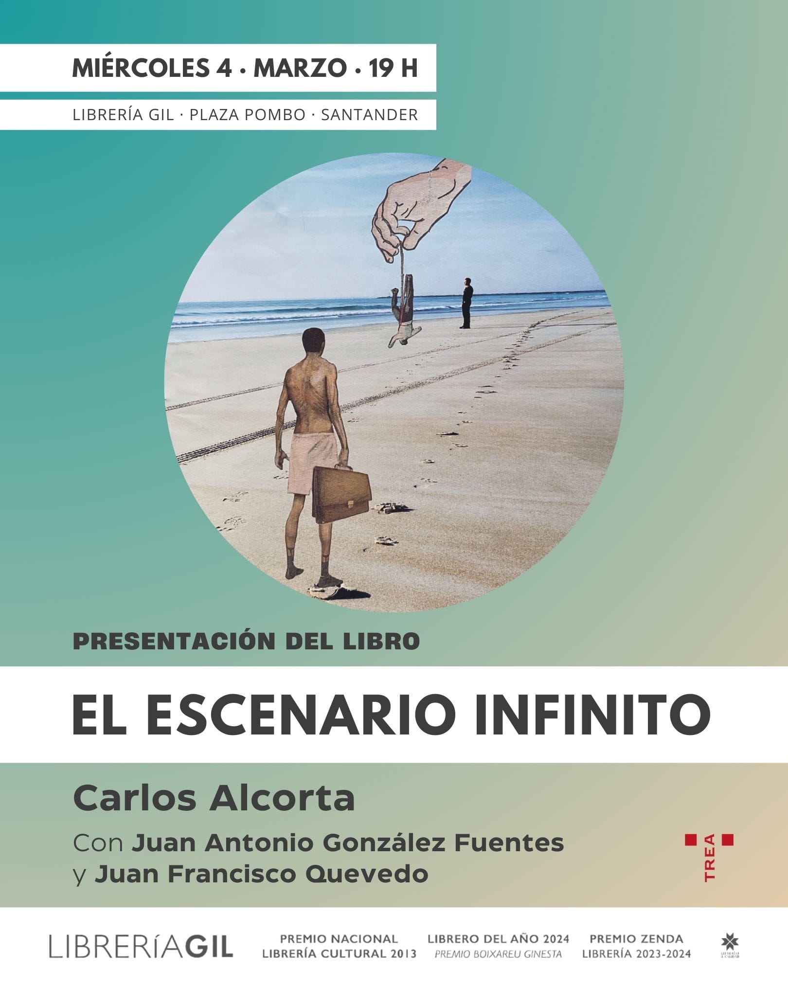 Presentación de 'El escenario infinito' de Carlos Alcorta