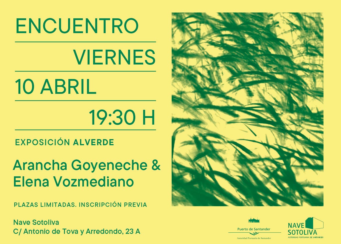Encuentro con Arancha Goyeneche y Elena Vozmediano en la exposición AlVerde