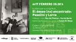 Coloquio 'Europa ante su espejo | El deseo (no) encontrado: Pasolini y Lorca.' y acción performática