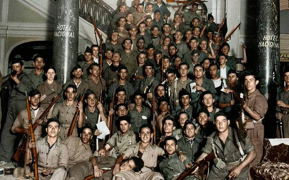 Homenaje a los milicianos de la Columna Terra i Llibertat