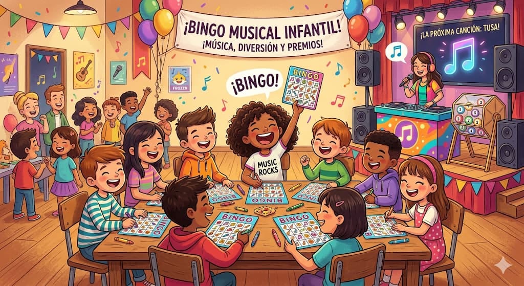 Bingo Musical - Actividades infantiles