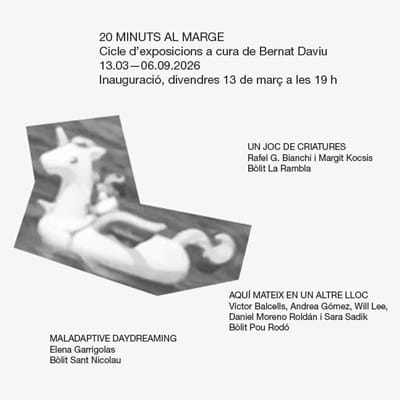 Cicle d'exposicions 20 minuts al marge
