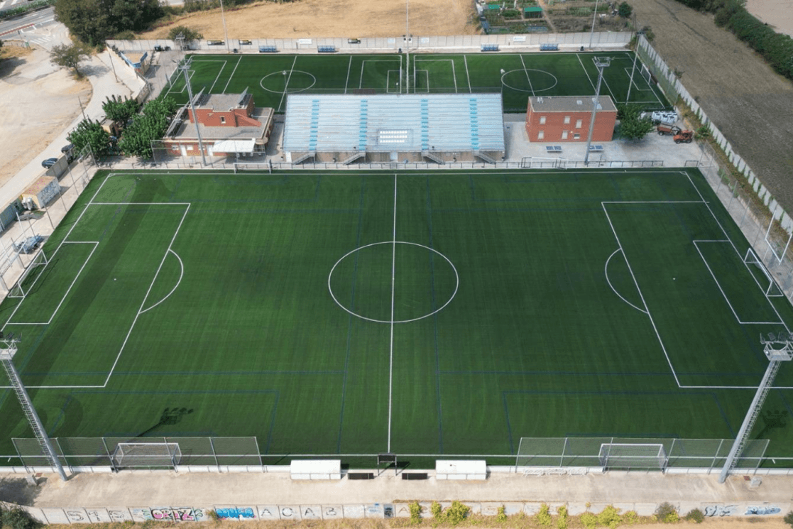 Tornejos de fútbol base en la inauguración de la nueva gespa artificial