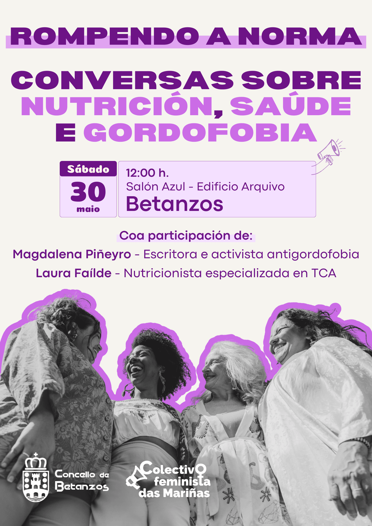 Rompendo a norma: Conversas sobre nutrición, saúde e gordofobia