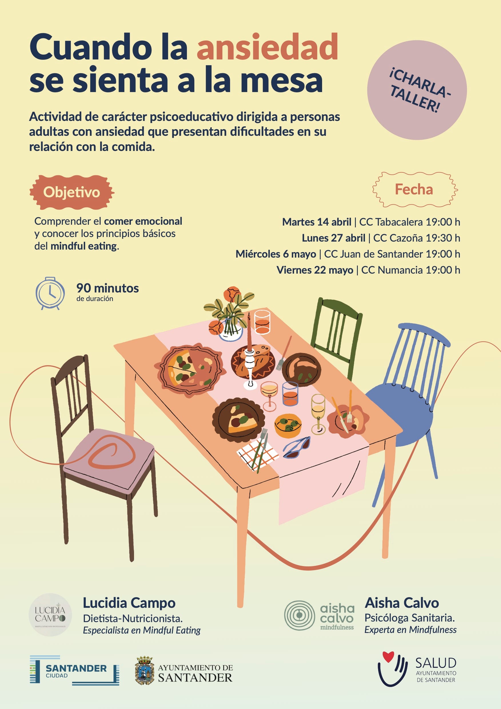 Cuando la ansiedad se sienta a la mesa