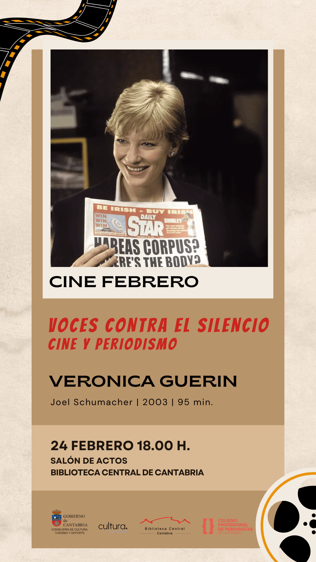 Cine y periodismo: Veronica Guerin, de Joel Schumacher