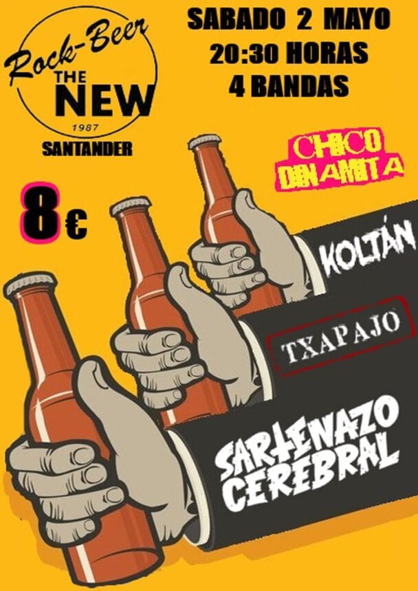 Concierto de Chico Dinamita, Koltán, Txapajo y Sartenazo Cerebral