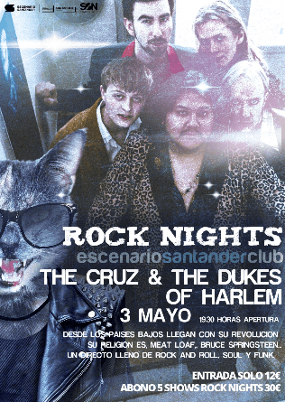 The Cruz & The Dukes of Harlem en Escenario Santander
