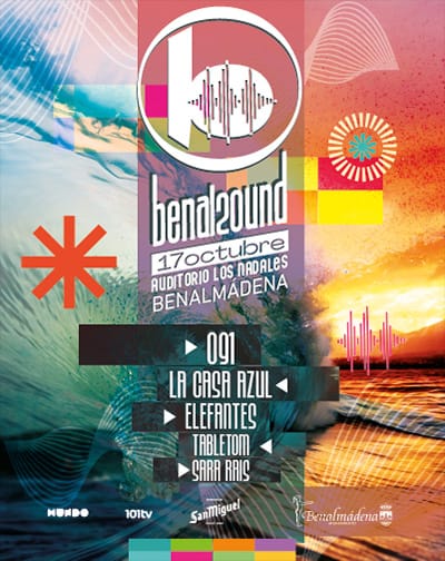 Benalsound: 091, La Casa Azul y más el 17 de octubre