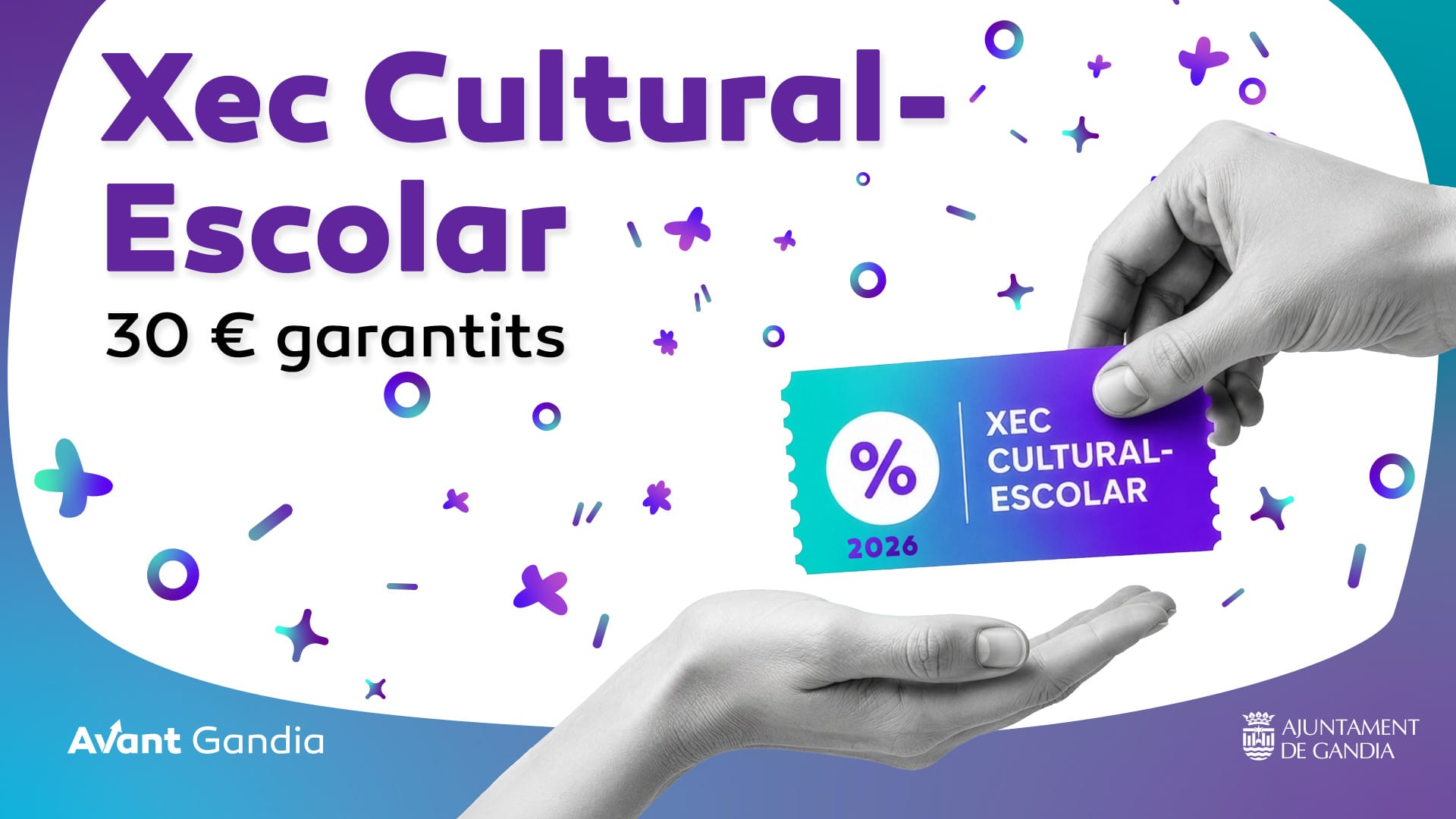 Xec Cultural Escolar 2026: 30 euros por alumno