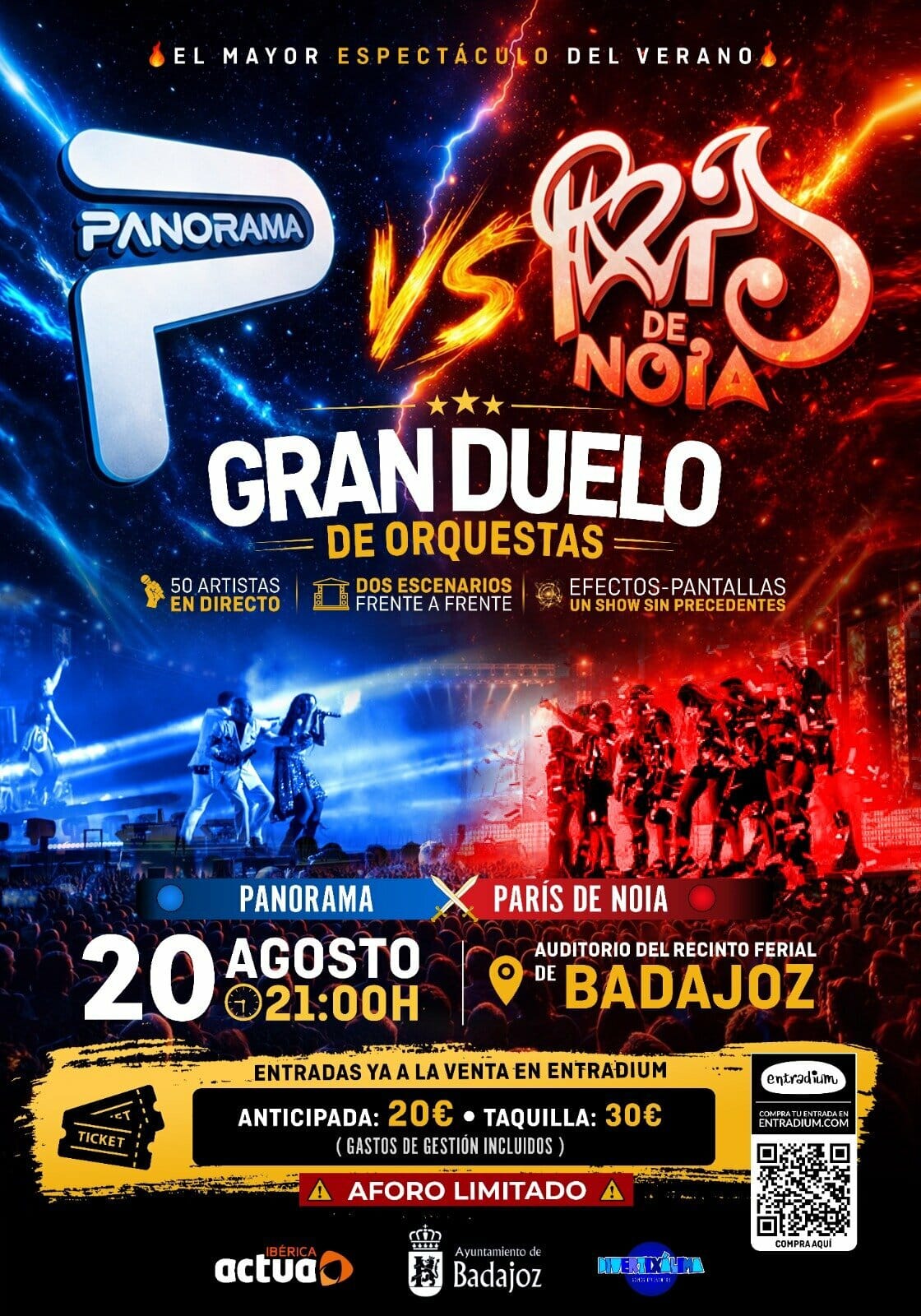 Panorama y París de Noia se enfrentan en Badajoz