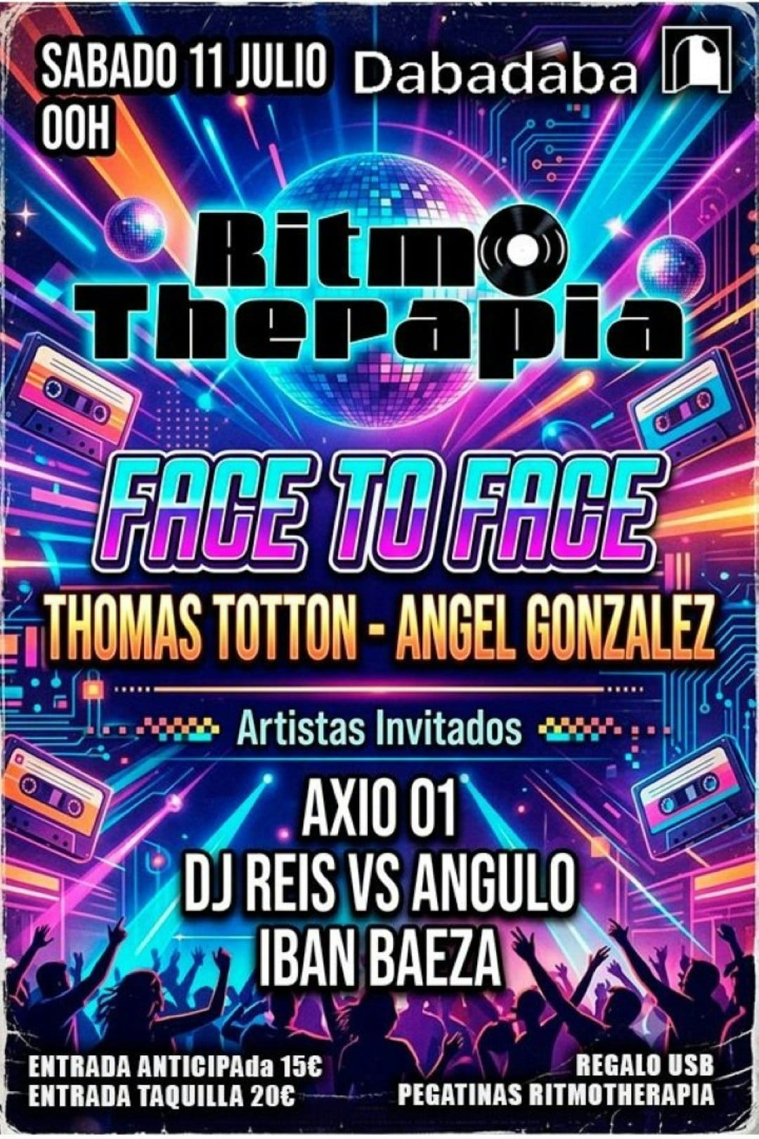 Ritmo Therapia: Thomas Totton + Angel Gonzalez + Axio 01 + Dj Reis vs Angulo + Iban Baeza