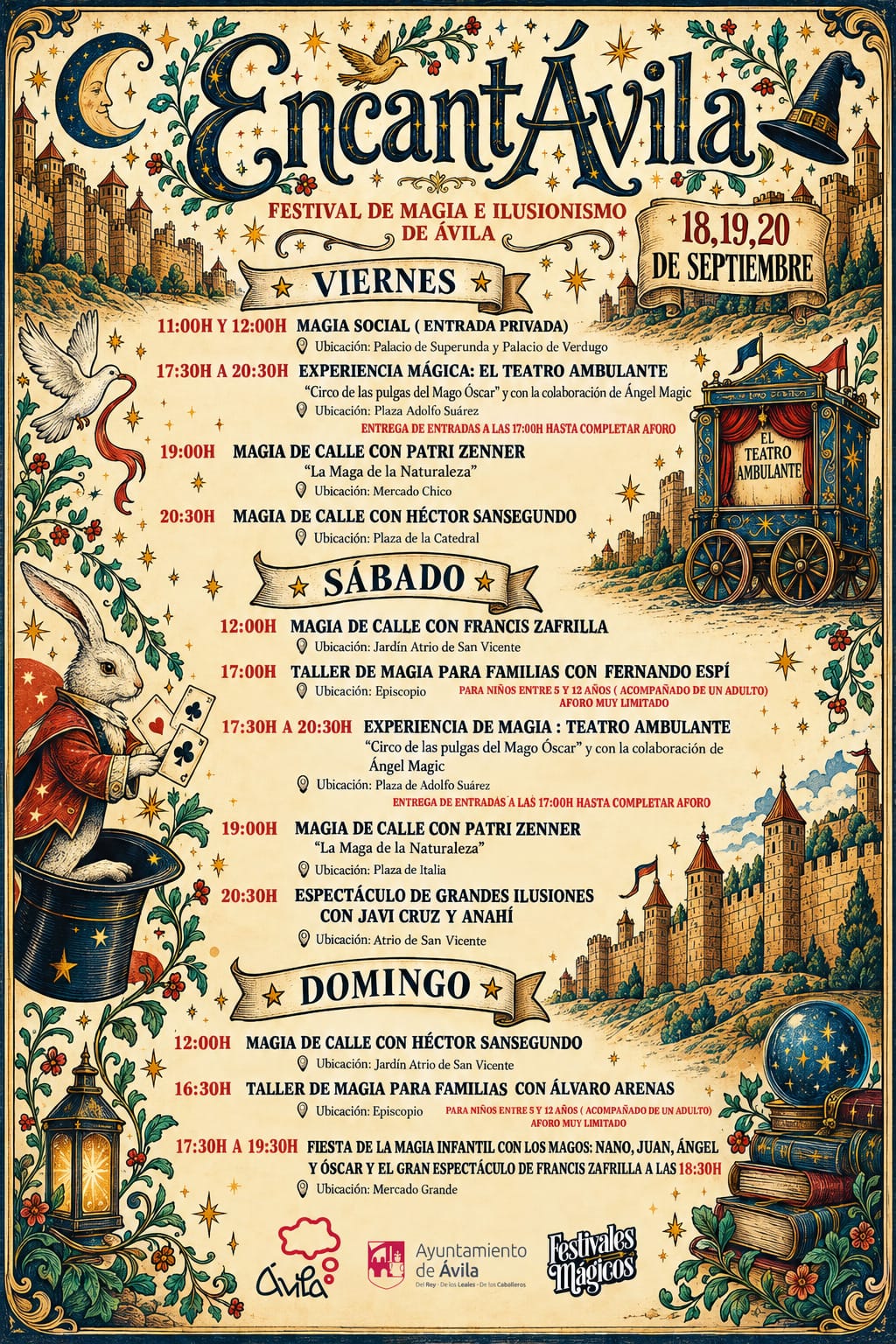 Encantávila: el primer festival de magia de Ávila