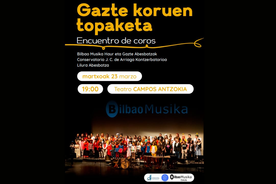 Kontzertu korala. Bilbao Musika. Gazte abesbatzak