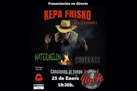 Kepa Frisko y Los Desatados en concierto