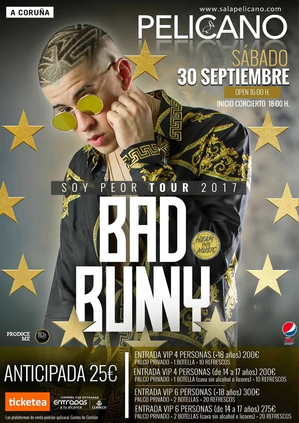 La conexión coruñesa de Bad Bunny en la Super Bowl
