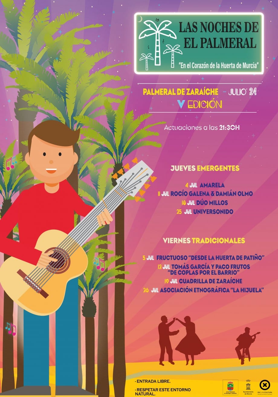 Las Noches del Palmeral regresan con diez conciertos gratis
