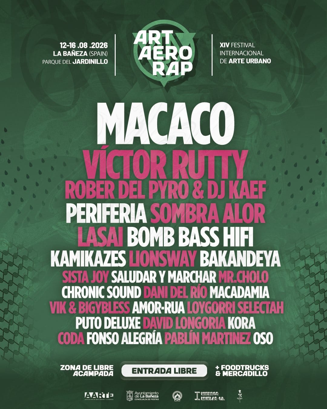 Art Aero Rap: Macaco y 23 murales en La Bañeza