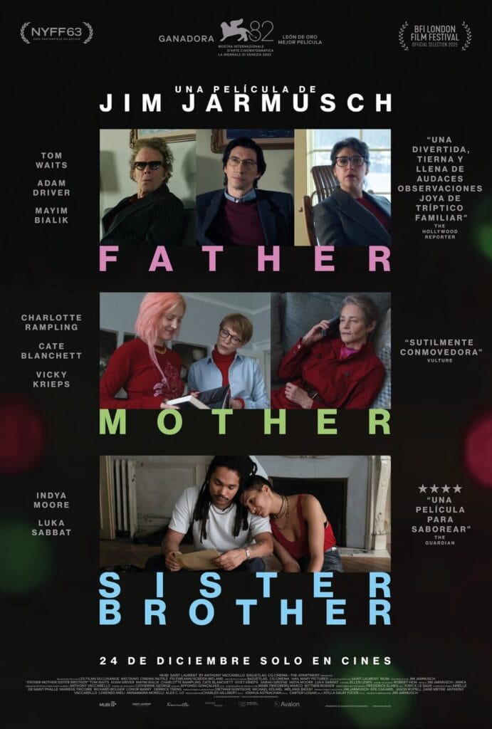Father Mother Sister Brother, de Jim Jarmusch - Cineclub de verano