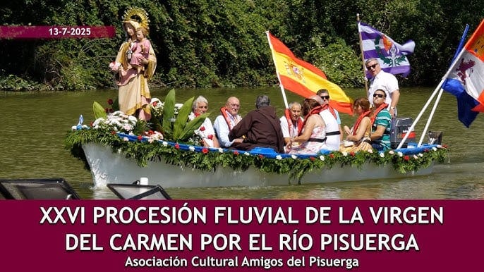 Procesión fluvial de la Virgen del Carmen