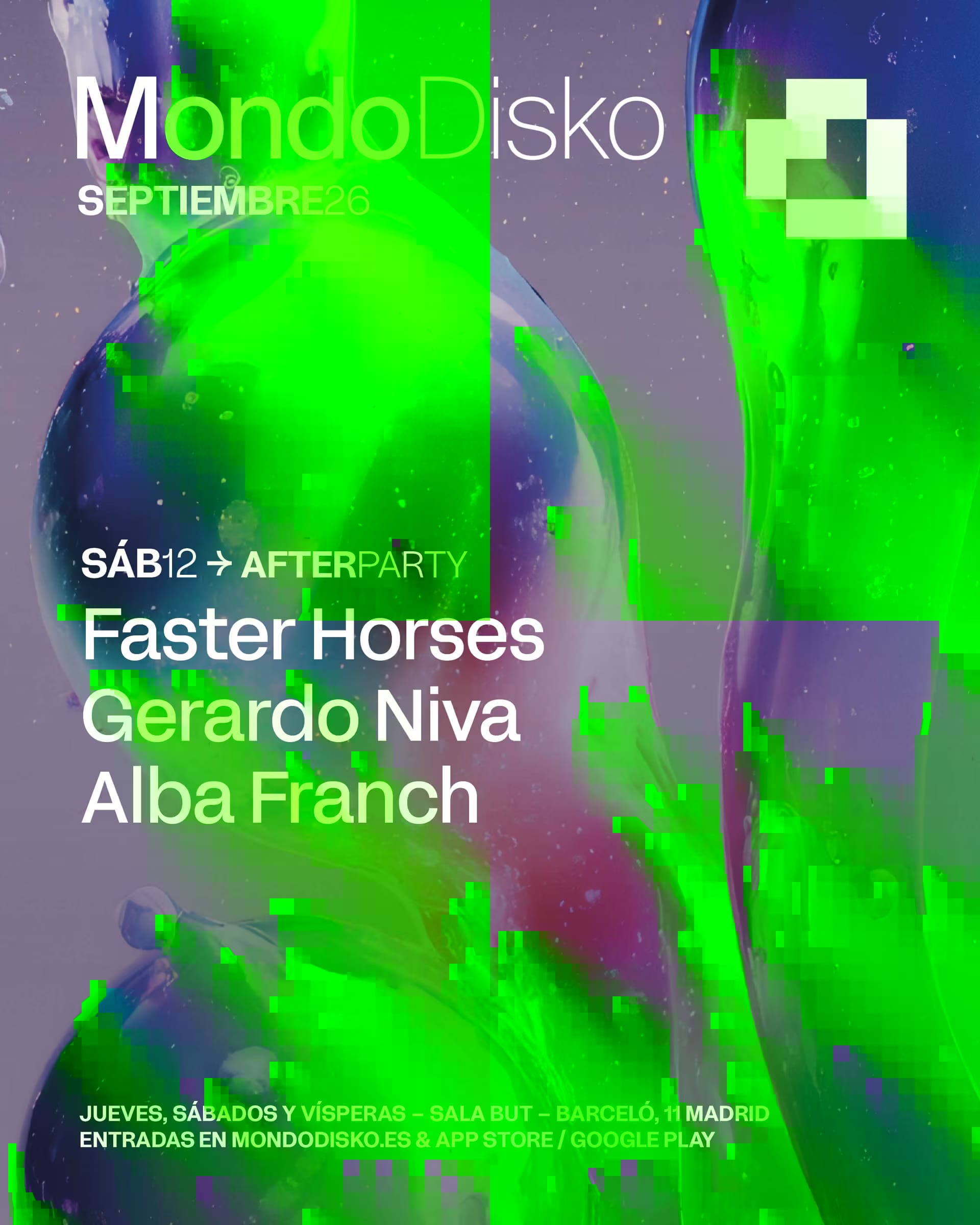 AFTERPARTY: Faster Horses / Gerardo Niva / Alba Franch