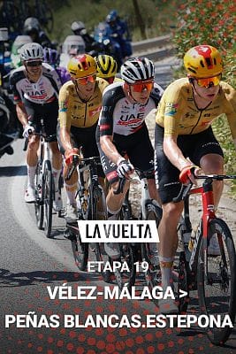 La Vuelta 2026: la etapa 19 salió de Vélez-Málaga