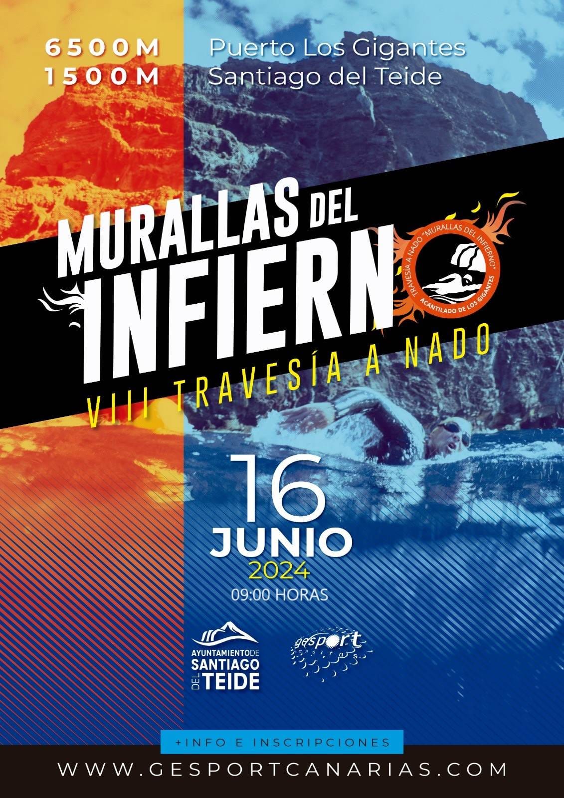 Murallas del Infierno: travesía a nado el 31 de octubre