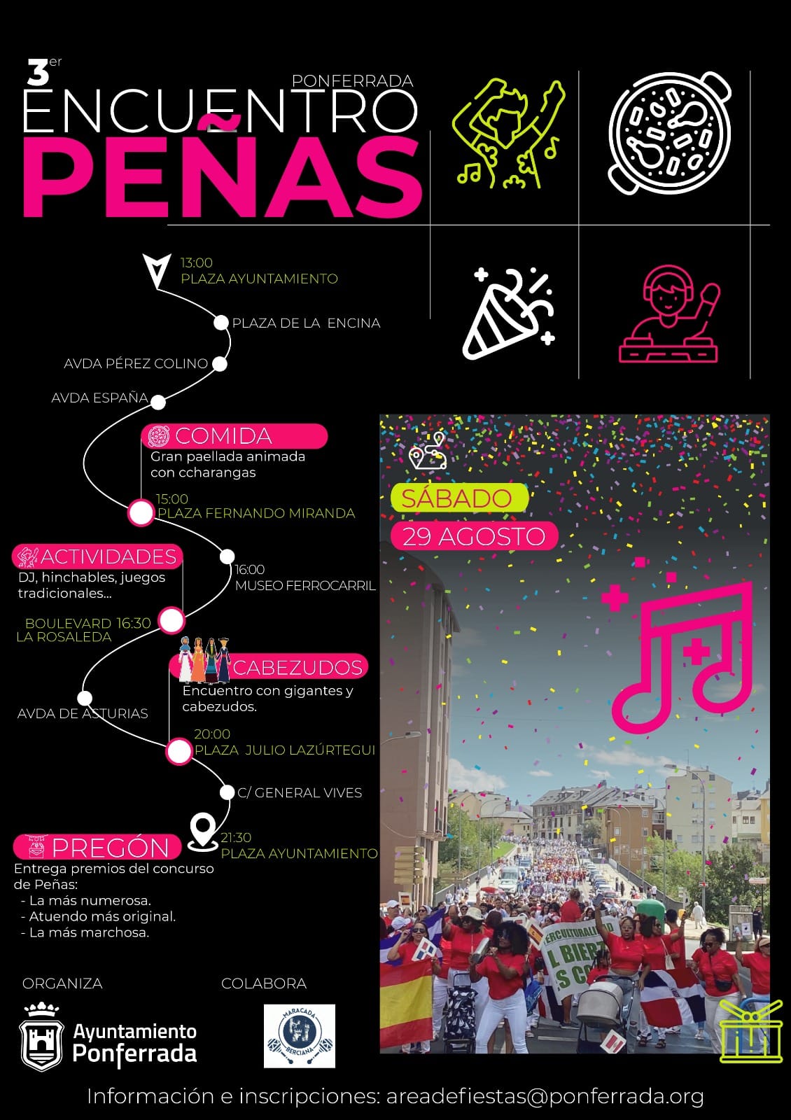 El III Encuentro de Peñas abre las Fiestas de la Encina