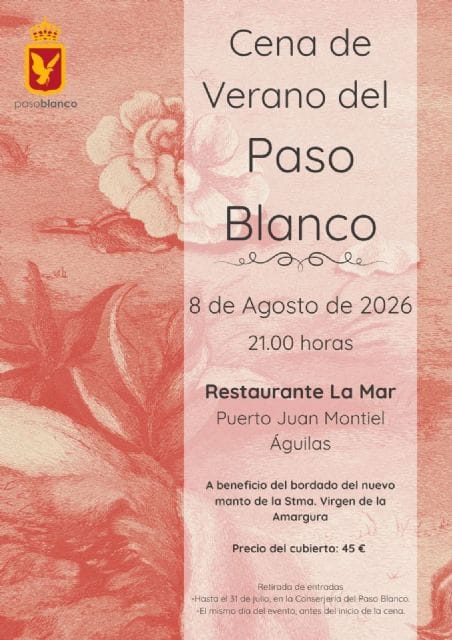 Cena de Verano del Paso Blanco por la Virgen de la Amargura