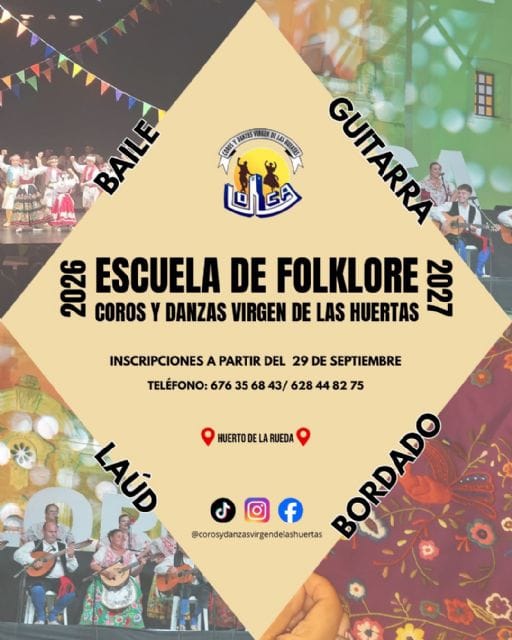 Aprender folklore en Lorca: curso de la Virgen de las Huertas
