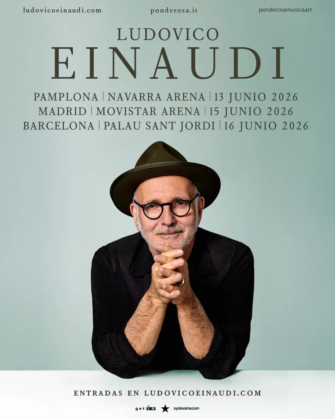 Ludovico Einaudi - Gira de Arenas 2026