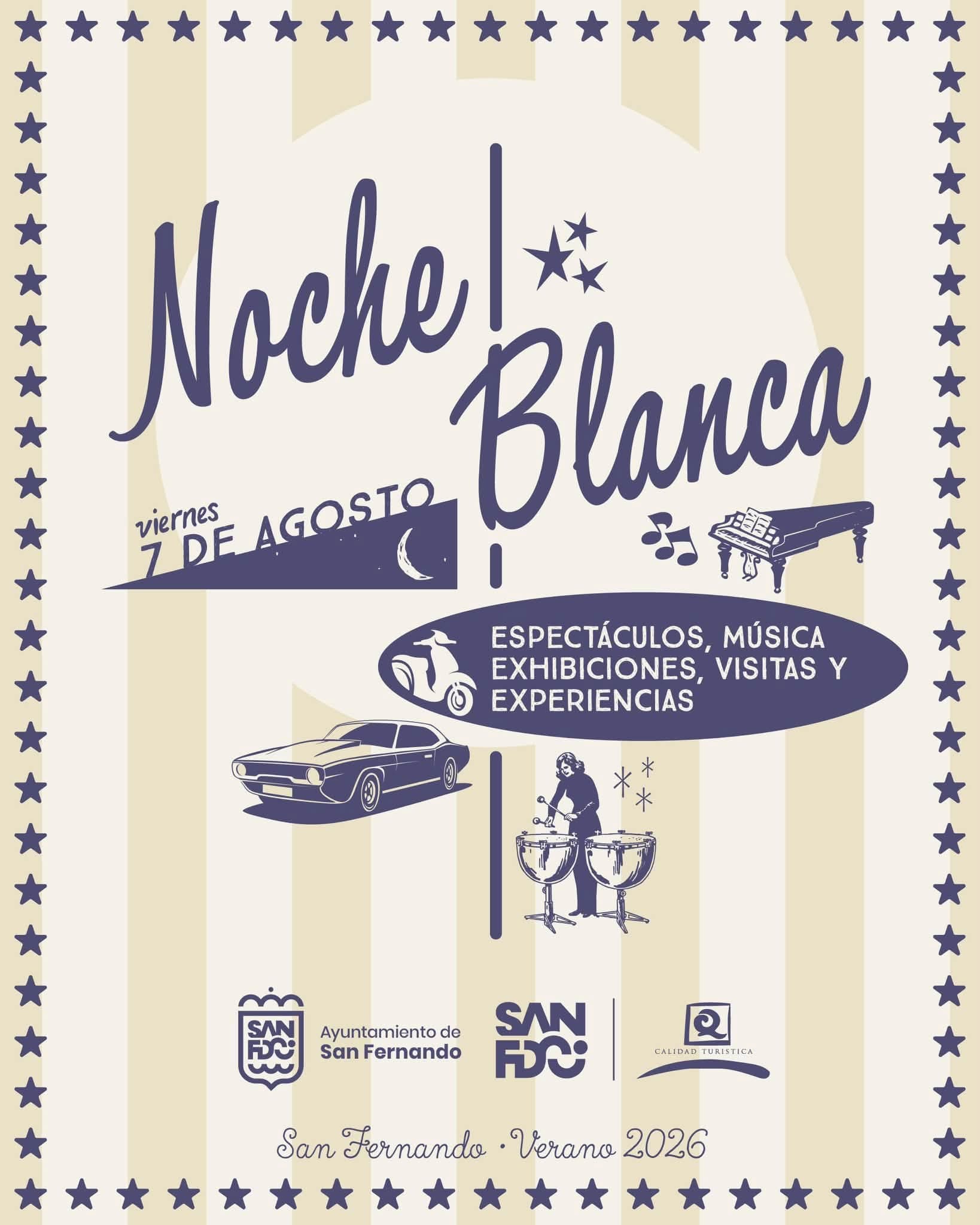 La Noche Blanca llena San Fernando el 7 de agosto