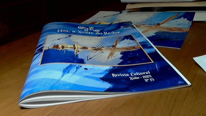 Presentación de la portada de la revista 'Nós. A xente do redor'
