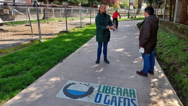 Stands medioambientales en Campolongo