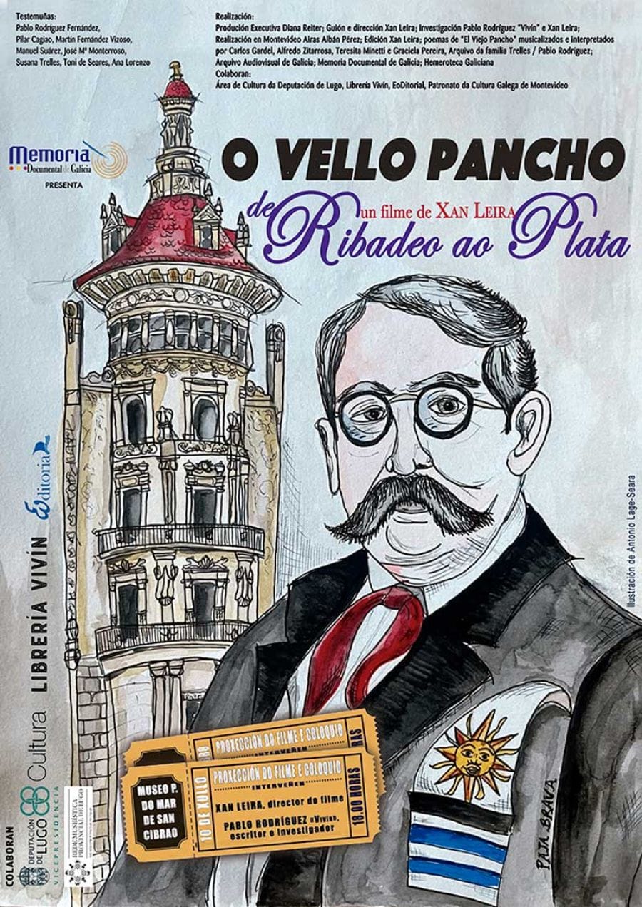 Presentación y coloquio del documental O Vello Pancho, de Ribadeo ao Plata