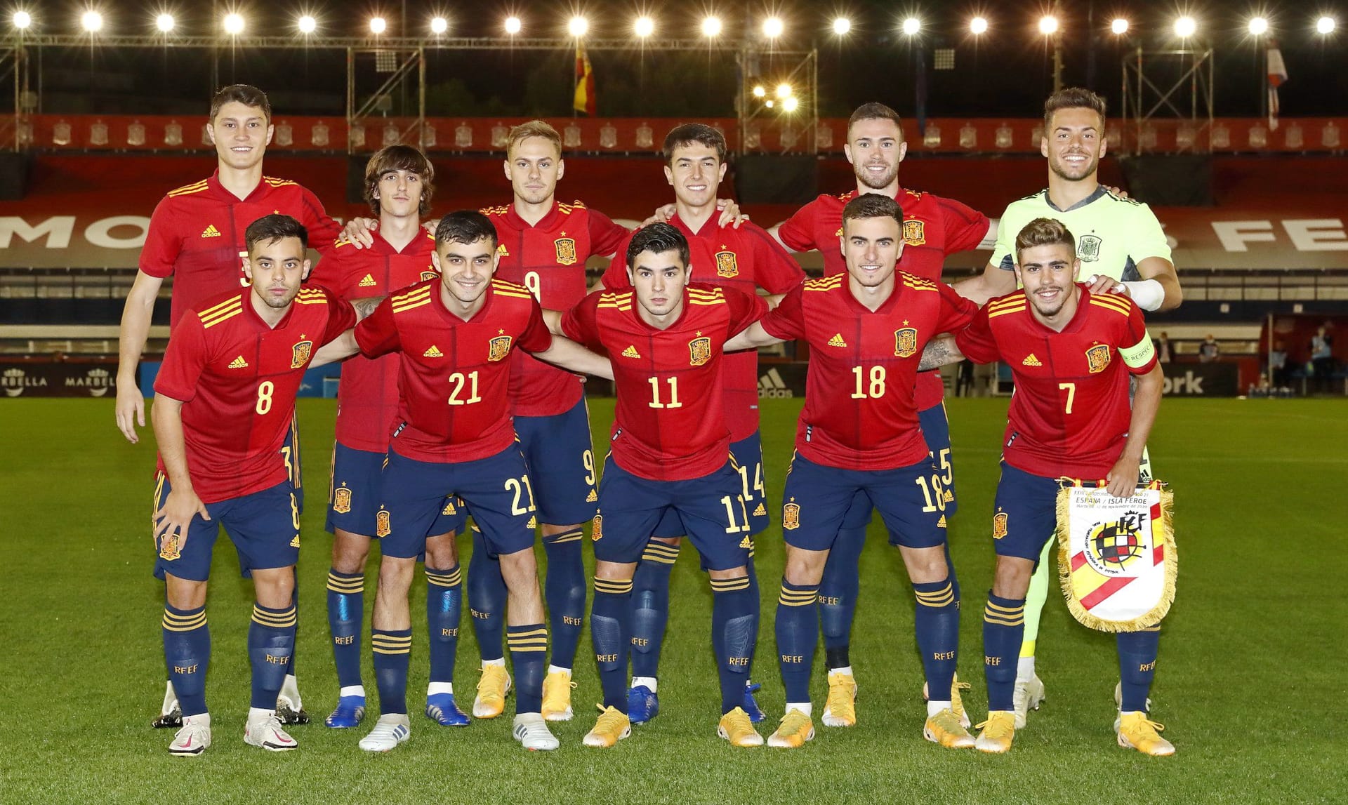 Partido oficial de la selección española sub-21