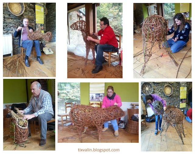 Exposiciones y obradoiro de cestería