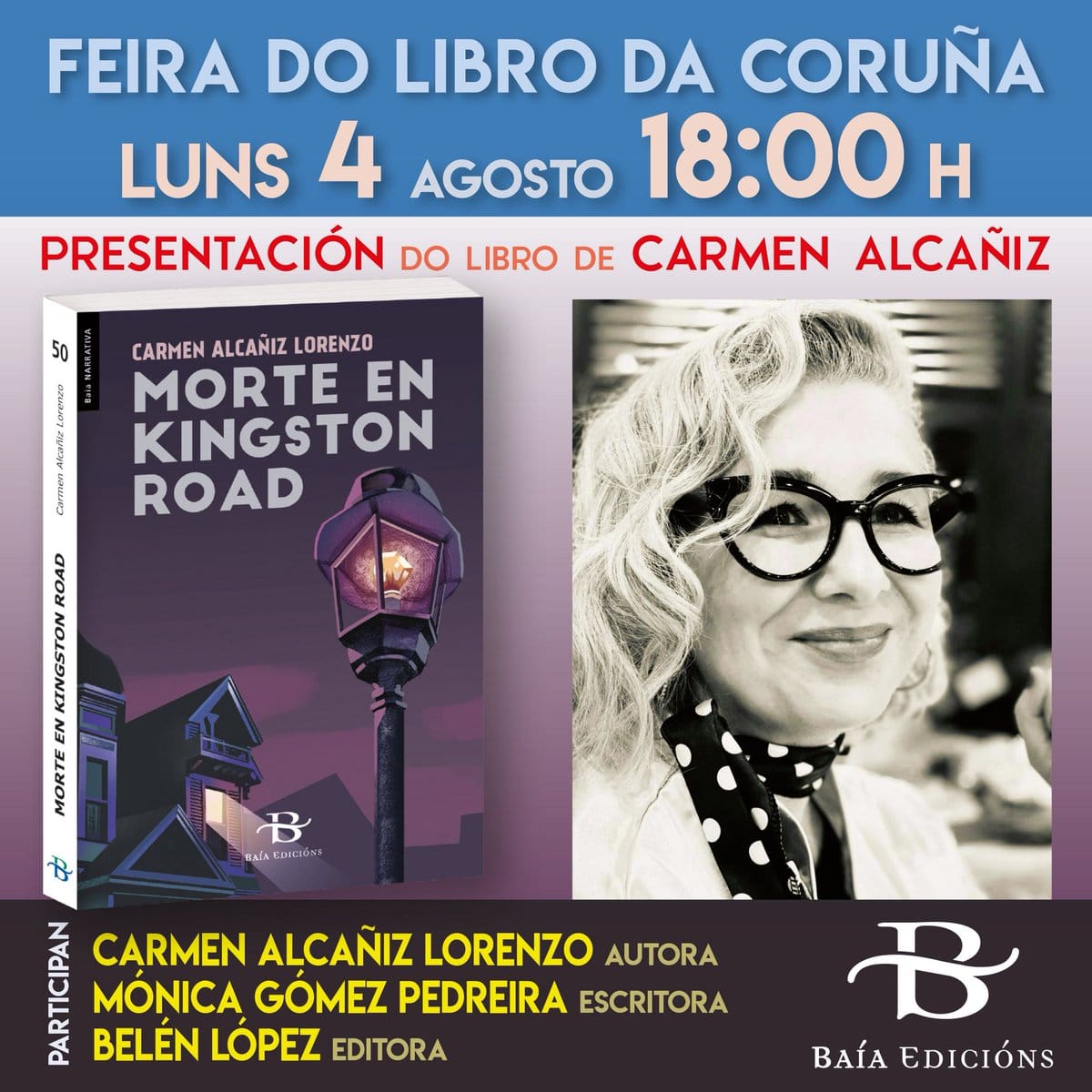 Presentación de 'Morte en Kingston Road'