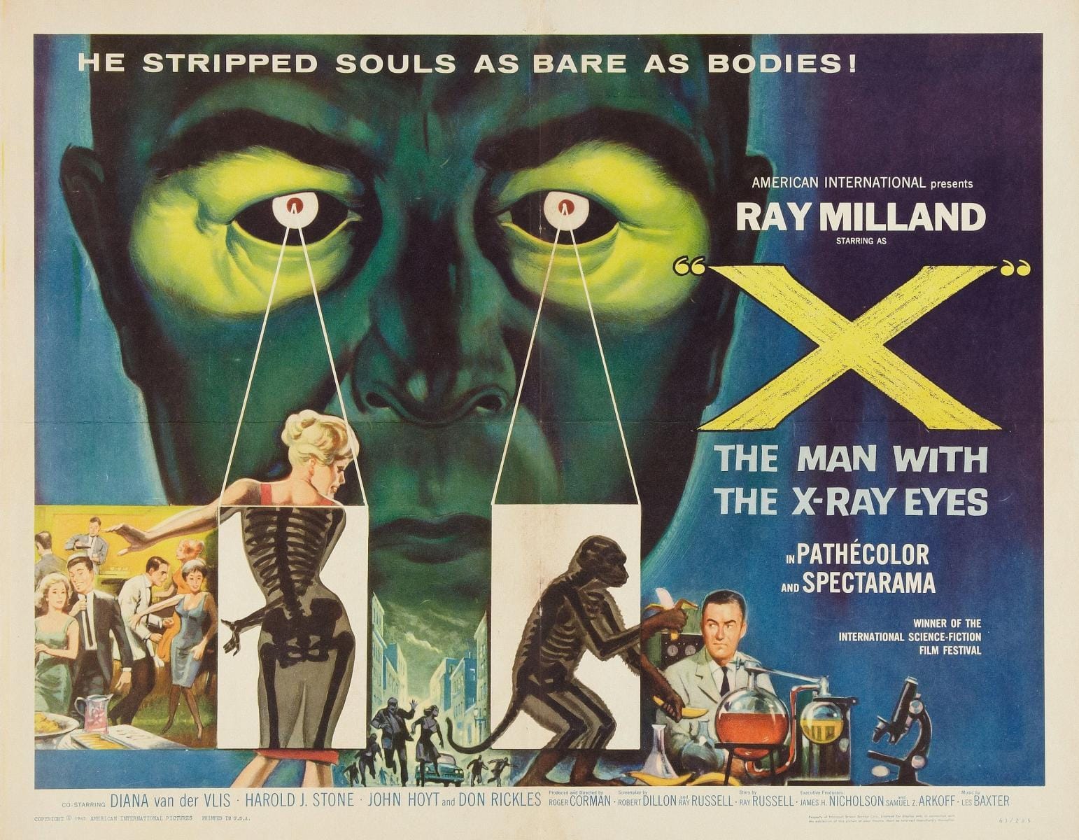 El hombre con rayos X en los ojos