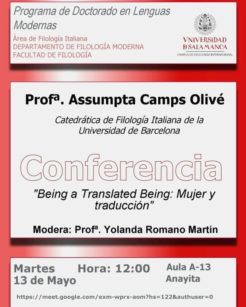 Conferencia de Assumpta Camps
