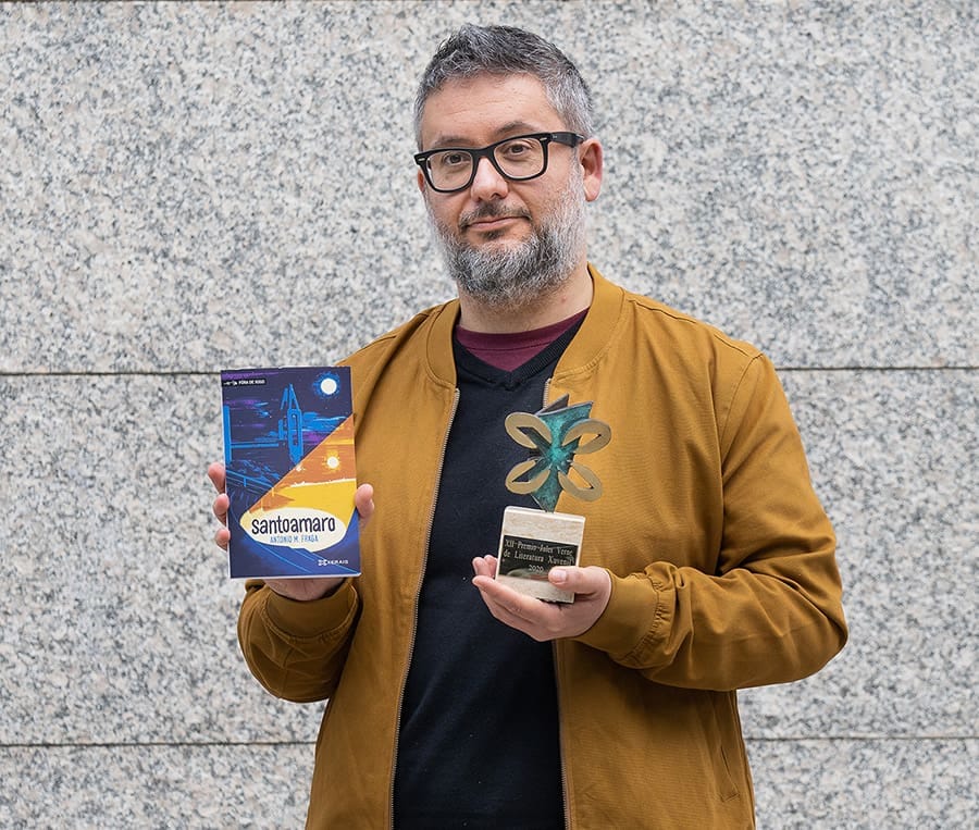 Firma de libros de Antonio M. Fraga