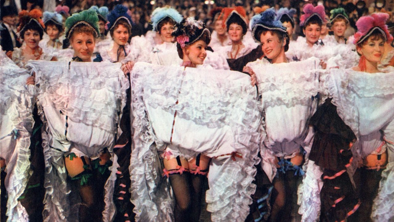 Proyección de la película French Cancan