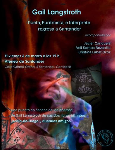 Gail Langstroth pone en escena algunos de sus poemas