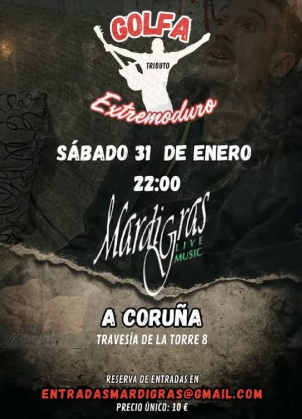 Golfa, Tributo a Extremoduro