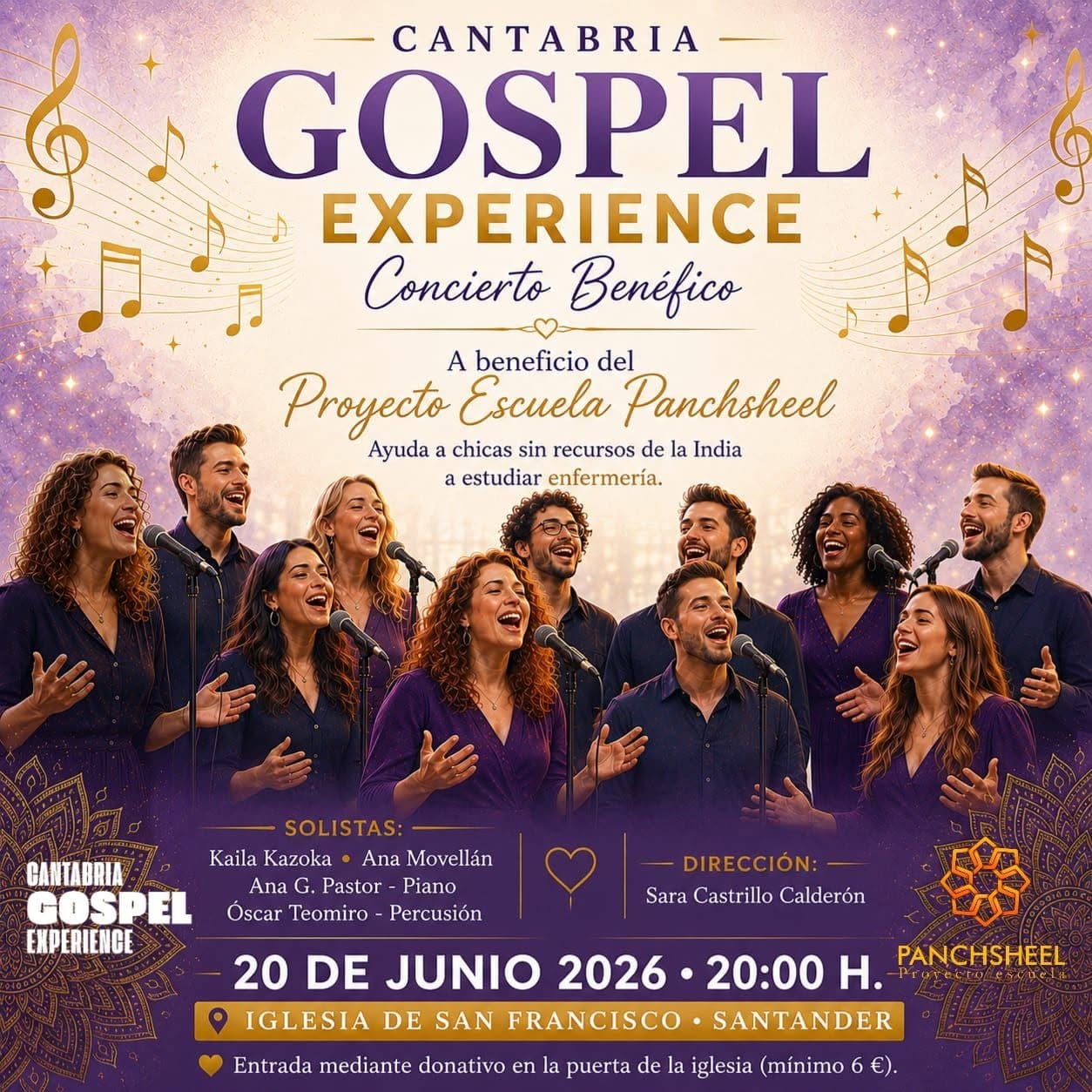 Concierto benéfico de Cantabria Gospel Experience